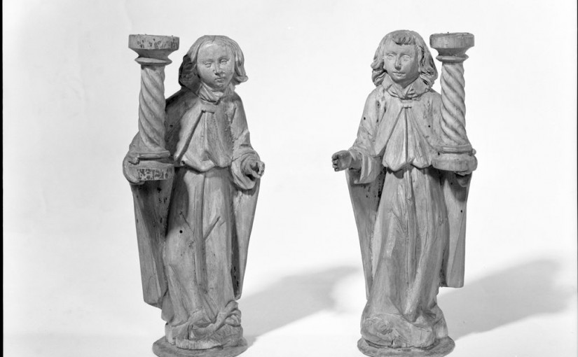 Meet the Objects: Pair of Angel Candle Holders